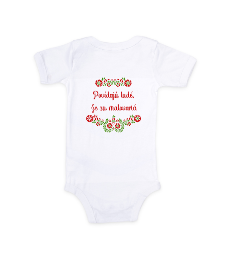 Dětské body Povídajú ludé - Velikost: 12-18 měsíců