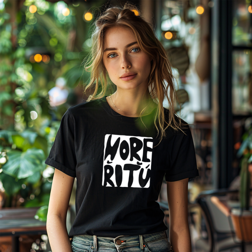 "Hore řiťú" - dámské triko