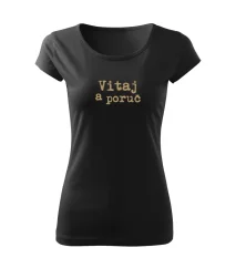 Vitaj a poruč - dámské triko