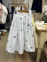 Zavinovací sukně - Borůvky