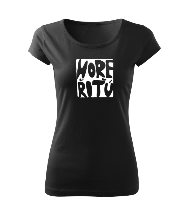 "Hore řiťú" - dámské triko