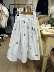 Zavinovací sukně - Borůvky