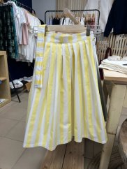 Zavinovací sukně - Žlutý pruh